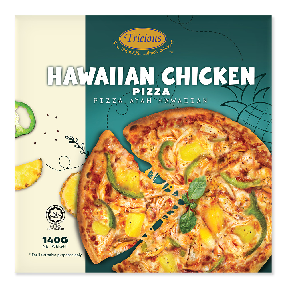 Snack Pizza Hawaiian Chicken